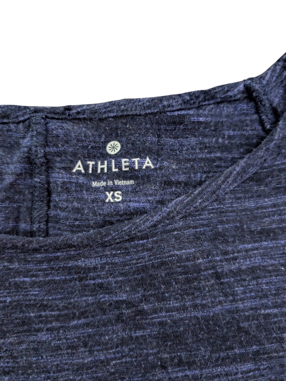 Athleta Fastest Track Long Sleeve Top Size XS Blue Space Dye - Picture 3 of 6